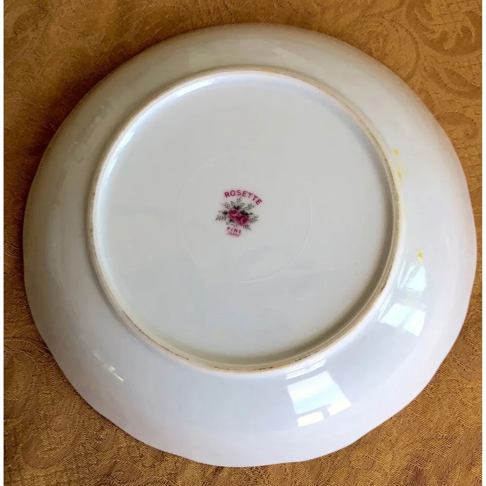 Vintage Mismatched China Hostess Set, Pink Roses, Sango and Fine China of Japan